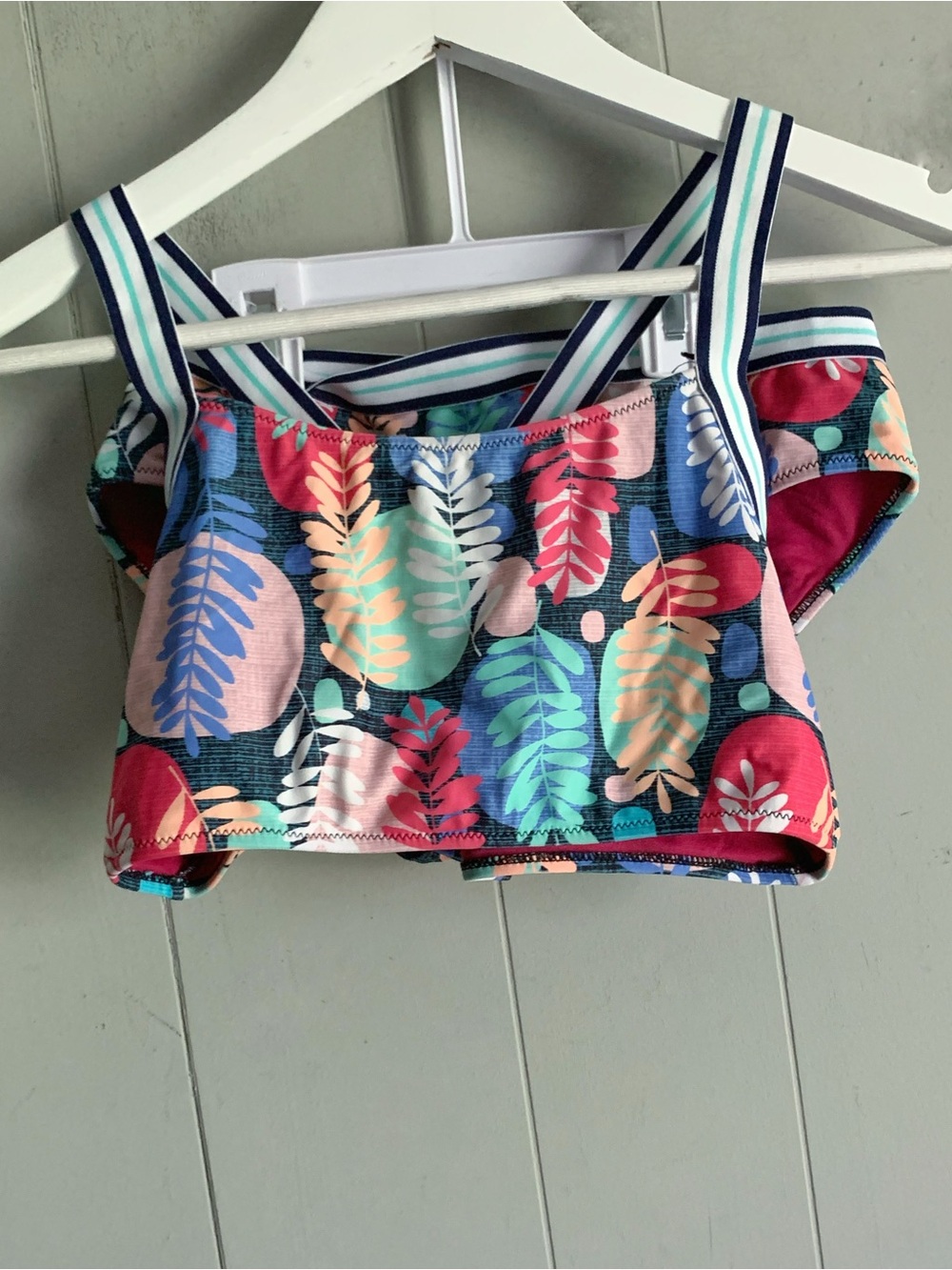 Sunseeker Sporty Palm Printed Bikini Set S/M